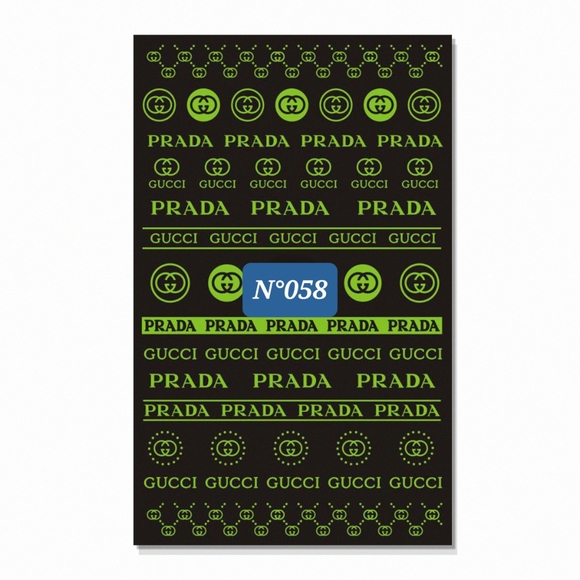 NWT Nail Art Design Decal Stickers N°58 GID! - Picture 7 of 7